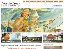 Tablet Screenshot of northcreekdepotmuseum.com